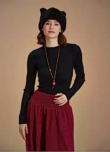 Bisiklet Yaka Slim Siyah Triko Kazak 6590