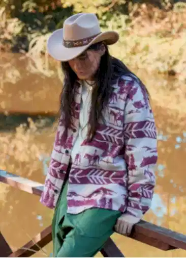 Bol Kesim Uzun Kollu Otantik Desenli Erkek Gömlek 7097