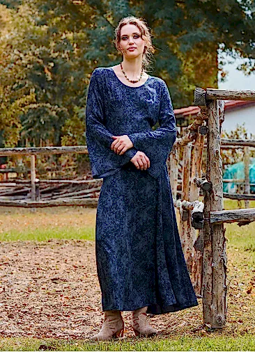 Kayık Yaka Belden Bağlamalı İspanyol Kol Antrasit Kışlık Elbise 7036