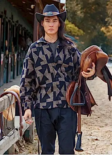 Rahat Kesim Uzun Kollu Otantik Desenli Erkek Gömlek 7095